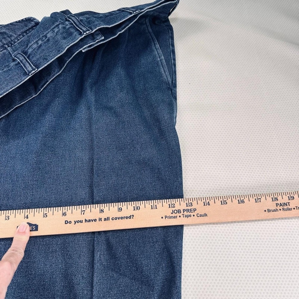 Bugle Boy Womens‎ 33x30 Size 14 baggy Relaxed Blue Denim Jeans Vintage High Rise - Picture 5 of 14